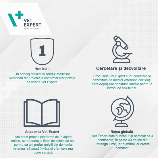 Vetomune Vet Expert – Supliment pentru Îmbunătățirea Imunității la Câini și Pisici, 60 Capsule Twist-Off